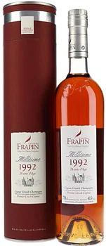 Коньяк  Frapin Millesime Cognac Grand Champagne AOC gift tube  1992 700 мл