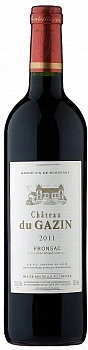 Вино Chateau du Gazin Fronsac AOC  2012 750 мл