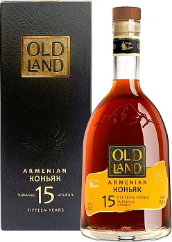 Коньяк  Old Land 15  Years Old      500 мл