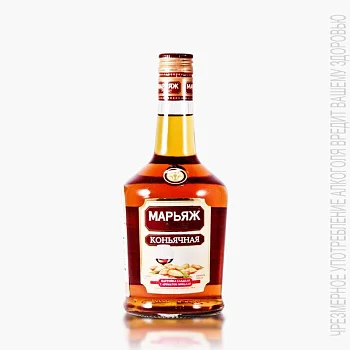 Настойка Марьяж Коньячная с Ароматом Миндаля сладкая 500 мл