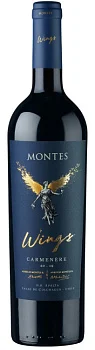 Вино Montes Wings Carmenere Apalta DO  in gift box  2021 750мл 14,5%