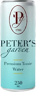 Вода Peter's Garden Premium Tonic Water in can Петер'с Гарден Премиум Тоник в жестяной банке 250 мл
