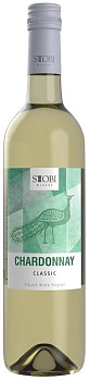Вино Stobi Chardonnay Classic Стоби Шардоне  Классик  белое полусухое  750 мл  12,5 %