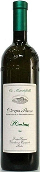 Вино игристое Ca' Montebello Riesling Oltrepo Pavese DOC   2022  750 мл
