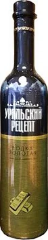 Водка  Уральский рецепт   Золотая  500 мл