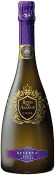 Игристое вино Bodegas Langa Reyes de Aragon Cava Reserva Brut Nature 750 мл