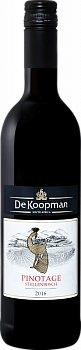 Вино De Koopman Pinotage Stellenbosch WO Koopmanskloof  Де Купман Пинотаж Стелленбош  Купмансклуф  2017 750 мл
