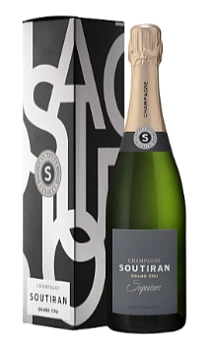 Шампанское Soutiran Cuvée Signature Grand Cru Brut в п/у 750 мл