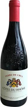 Вино Terre de Crus Rouge, Cotes du Rhone  Терре де Крю Красное 2020 750 мл