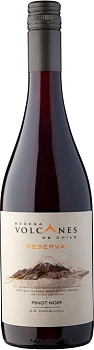Вино Volcanes  Reserva Pinot Noir Casablanca DO Вольканес  Резерва Пино Нуар 2019 750 мл