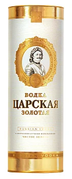 Водка  Царская Золотая  Кошерная  в тубе 1000 мл