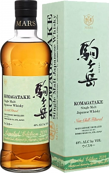 Виски Mars Komagatake Limited Edition 2019 Single Malt Japanese Whisky gift box   700 мл