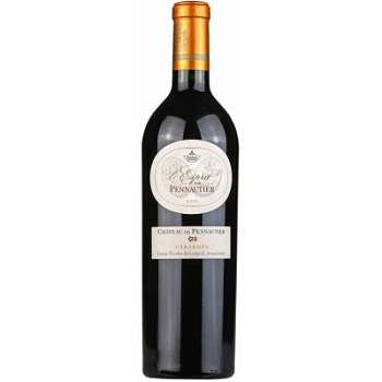 Вино Vignobles Lorgeril Chateau de Pennautier L'Esprit de Pennautier Carbardes AOC Виньобль Лоржериль Шато де Пеннотье Л' Эспри де Пеннотье Кабардес 2015 750 мл