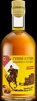 Настойка   Гуляй Хутор   Медовая с перцем    500 мл  40%