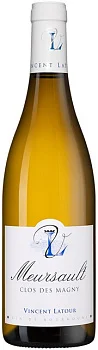 Вино Vincent Latour  Meursault  Clos des Magny  AOC  Винсент Латур Мерсо Кло де Маньи 2018 750 мл