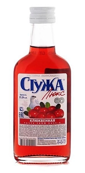 Настойка полусладкая Стужа Люкс клюквенная 250 мл