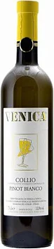Вино Venica & Venica Pinot Bianco Collio DOC Веника & Веника Талис Пино Бьянко  2021 750 мл