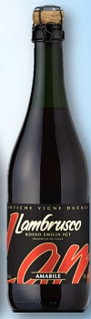 Игристое вино  Lambrusco   Antiche Vigne Ducali   Ламбруско Антике Винье Дукали  красное 750 мл