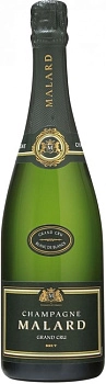 Вино Malard Brut Blanc de Blancs Grand Cru Малар Брют Блан де Блан Гран Крю 750 мл