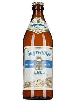 Пиво Bayreuther Hell Байройтер Хелль стекло 500 мл