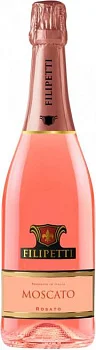 Игристое вино Perlino Optima  Filipetti  Moscato Rosato    750 мл
