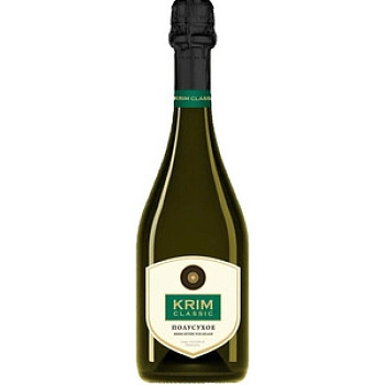 Игристое вино  "Krim Classic"  white semi-sec 750 мл