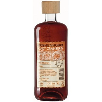 Настойка Koskenkorva Oaky Cranberry Коскенкорва Клюквенная, выдержанная в дубовых бочках 500 мл