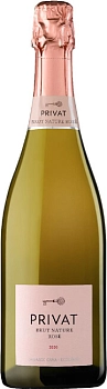 Игристое вино  Privat Brut Nature Rose Cava DO  2020 750 мл