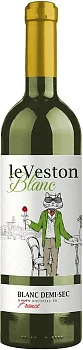 Вино Le Veston  Blanc  Demi-sec  Ле Вестон  белое полусухое 750 мл