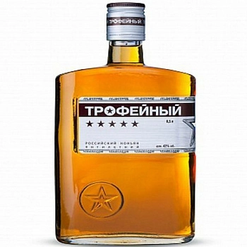 Коньяк Трофейный пятилетний 250 мл
