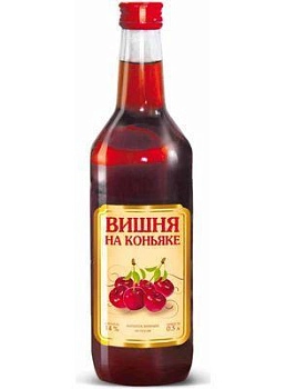 Напиток винный Vishnya na konyake   500 мл