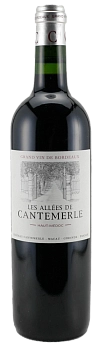 Вино Les Allees de Cantemerle Haut-Medoc AOC Лез Алле де Кантмерль в п/у  2014 750 мл