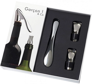 Подарочный набор L'Atelier du Vin  Gift set  Garcon! & Co in box  Подарочный набор Гарсон & Ко  в подарочной коробке