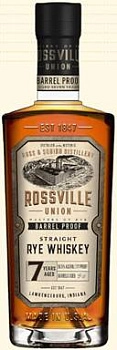 Виски  Rossville Union 7 Year Old Barrel Proof Straight Rye  700 мл   58.5%