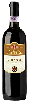 Вино CASA VINICOLA NATALE VERGA S.P.A.  VILLA DEI TIGLI "CHIANTI" DOCG-TOSCANA red dry  2013г.  0,75