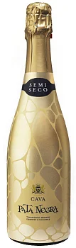 Игристое вино "Pata Negra" Semi-Seco  Cava 750 мл