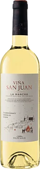 Вино Vina San Juan Blanco La Mancha Винья Сан Хуан ДО Ла Манча 2019 750 мл