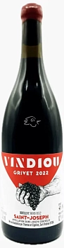 Вино Vindiou  Saint-Joseph Grivet  AOC   2022 750 мл 12%