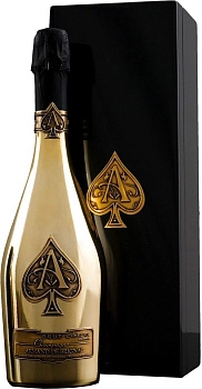 Шампанское Armand de Brignac Brut Gold, wooden box, 750 мл 