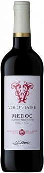Вино Volontaire Medoc AOC Волонтер Медок 2013 750 мл