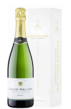 Игристое вино Louis Vallon Crémant de Bordeaux Brut  Gift Box  750 мл