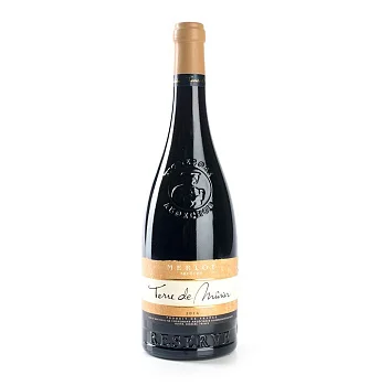 Вино Vignerons Ardechois  IGP Ardeche Merlot Terre de Murier Винеронс Ардэшуа  IGP Ардеш Мерло Тер де  Муриер 2015 750 мл