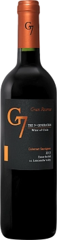 Вино G7 Cabernet Sauvignon Loncomilla Valley DO Viña del Pedregal  750 мл