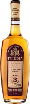 Коньяк Tbilisoba Georgian Cognac  3 years old  500 мл