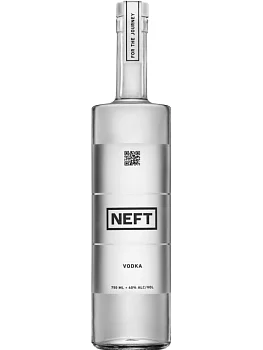 Водка Neft white Bottle  750 мл