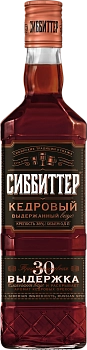 Настойка горькая Сиббиттер Кедровая Выдержанная 500 мл