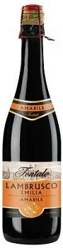 Игристое вино Fontale Lambrusco Emilia rosso   750 мл
