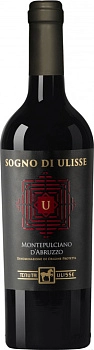 Вино Sogno di Ulisse   Montepulciano d'Abruzzo DOP Соньо ди Улиссе   Монтепульчано д'Абруццо 750 мл