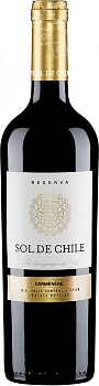 Вино Sol de Chile Carmenere Reserva  Соль де Чили Карменере Ресерва 2019 750 мл