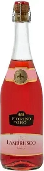 Игристое вино Abbazia Lambrusco   Fiorino d`Oro   Rosato   750 мл 8%
